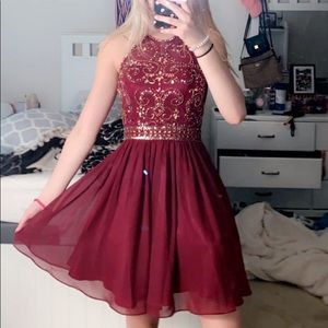 fancy red dress :)